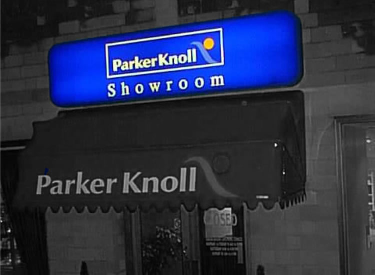 Parker Knoll signage London