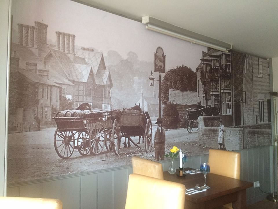 Wall Graphic for Waddesdon The Lion
